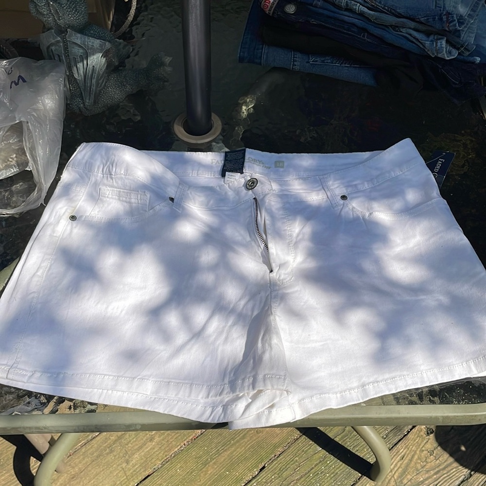White Shorts